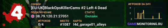 [EU/UK]BlackOpsKillerCams #2 Left 4 Dead