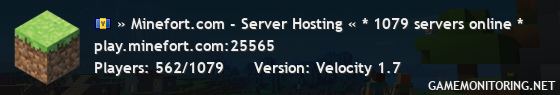 » Minefort.com - Server Hosting « * 1034 servers online *