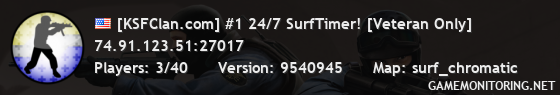 [KSFClan.com] #1 24/7 SurfTimer! [Veteran Only]