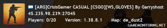 [ARG]CrisisGamer CASUAL [CSGO][WS,GLOVES] By Garryshost