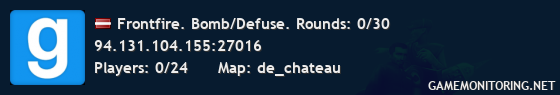 Frontfire. Bomb/Defuse. Rounds: 0/30 Frontfire. Bomb/Defuse. Rounds: 0/30