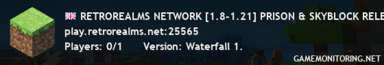 RETROREALMS NETWORK [1.8-1.21] PRISON & SKYBLOCK RELEASE THIS SATURDAY