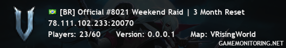 [BR] Official #8021 Weekend Raid | 3 Month Reset