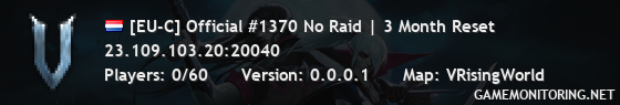 [EU-C] Official #1370 No Raid | 3 Month Reset