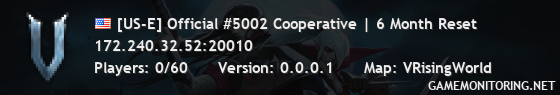 [US-E] Official #5002 Cooperative | 6 Month Reset