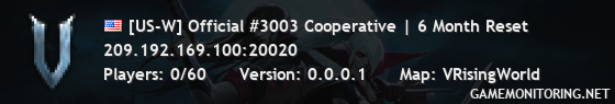[US-W] Official #3003 Cooperative | 6 Month Reset