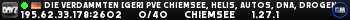 Die Verdammten [GER] PVE CHIEMSEE, Helis, Autos, DNA, Drogen