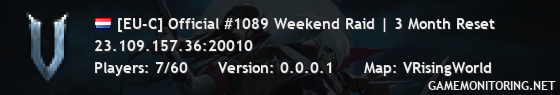 [EU-C] Official #1089 Weekend Raid | 3 Month Reset