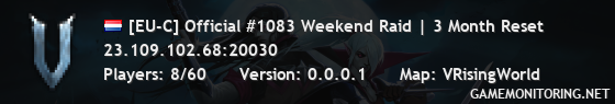 [EU-C] Official #1083 Weekend Raid | 3 Month Reset