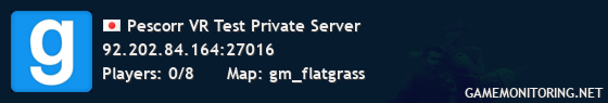 Pescorr VR Test Private Server