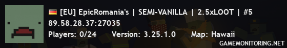 [EU] EpicRomania's | SEMI-VANILLA | 2.5xLOOT | #5