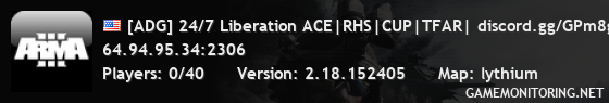[ADG] 24/7 Liberation ACE|RHS|CUP|TFAR| discord.gg/GPm8gSANjY
