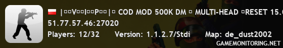 |͇̿V͇̿I͇̿P͇̿|【 COD MOD 500K DM 】 MULTI-HEAD 【RESET 15.03】