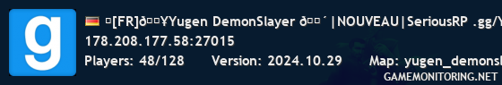 ►[FR]🔥Yugen DemonSlayer 🔴|NOUVEAU|SeriousRP .gg/YugenDS