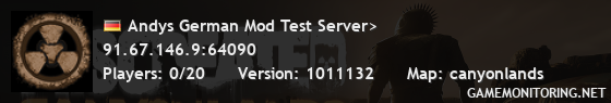 Andys German Mod Test Server>