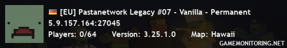 [EU] Pastanetwork Legacy #07 - Vanilla - Permanent