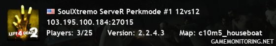 SoulXtremo ServeR Perkmode #1 12vs12