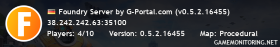 Foundry Server by G-Portal.com (v0.5.2.16455)