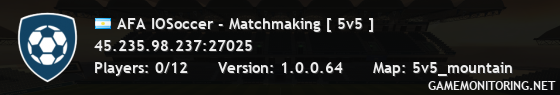 AFA IOSoccer - Matchmaking [ 5v5 ]