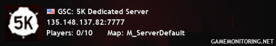 GSC: 5K Dedicated Server