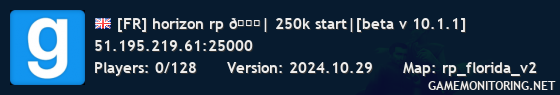 [FR] horizon rp 🌊| 250k start|[beta v 10.1.1]