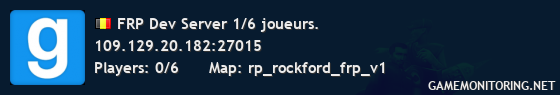 FRP Dev Server 1/6 joueurs.