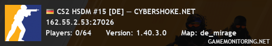 CS2 HSDM #15 [DE] — CYBERSHOKE.NET