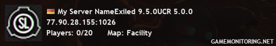 My Server NameExiled 9.5.0UCR 5.0.0