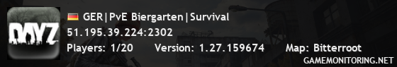 GER|PvE Biergarten|Survival GER|PvE Biergarten|Survival