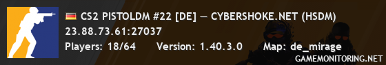 CS2 PISTOLDM #22 [DE] — CYBERSHOKE.NET (HSDM)