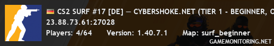 CS2 SURF #17 [DE] — CYBERSHOKE.NET (TIER 1 - BEGINNER, ONLY B