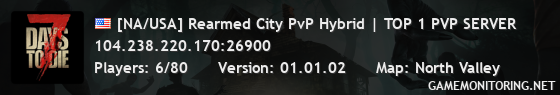 [NA/USA] Rearmed City PvP Hybrid | TOP 1 PVP SERVER