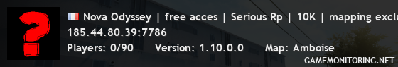 Nova Odyssey | free acces | Serious Rp | 10K | mapping exclusif
