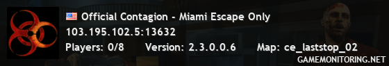 Official Contagion - Miami Escape Only