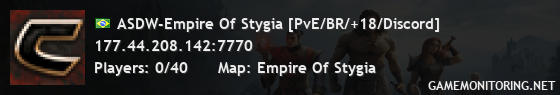 ASDW-Empire Of Stygia [PvE/BR/+18/Discord]