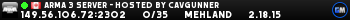 ArmA 3 Server - Hosted by CavGunner ArmA 3 Server - Hosted by CavGunner