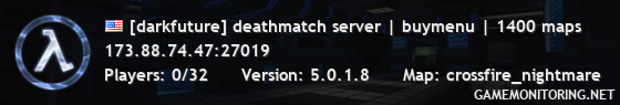 [darkfuture] deathmatch server | buymenu | 1400 maps