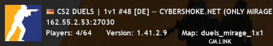 CS2 DUELS | 1v1 #48 [DE] — CYBERSHOKE.NET (ONLY MIRAGE)