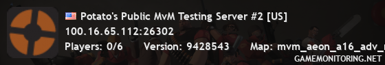 Potato's Public MvM Testing Server #2 [US]