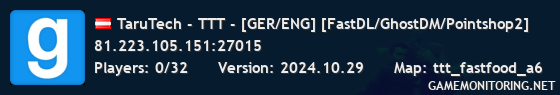 TaruTech - TTT - [GER/ENG] [FastDL/GhostDM/Pointshop2]