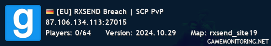 [EU] RXSEND Breach | SCP PvP