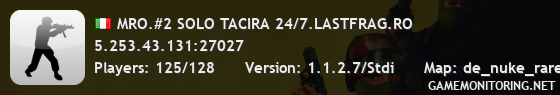 MRO.#2 SOLO TACIRA 24/7.LASTFRAG.RO