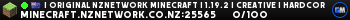 | Original NZnetwork Minecraft | 1.19.2 | Creative | Hardcore | Survival 1.19.2