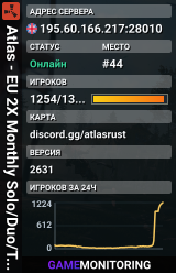 Atlas - EU 2X Monthly Solo/Duo/Trio/Quad | Vanilla+ | No BP Wip