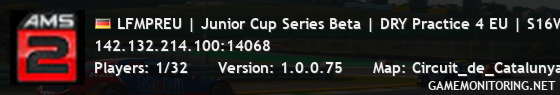 LFMPREU | Junior Cup Series Beta | DRY Practice 4 EU | S16W5 |