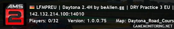 LFMPREU | Daytona 2.4H by beAlien.gg | DRY Practice 3 EU | S17W