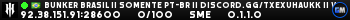 BUNKER BRASIL || SOMENTE PT-BR || discord.gg/tXexuHaUkK || VIP BUNKER BRASIL || SOMENTE PT-BR || discord.gg/tXexuHaUkK || VIP