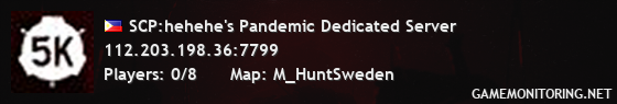 SCP:hehehe's Pandemic Dedicated Server