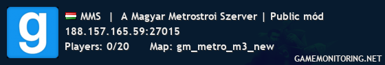 MMS  |  A Magyar Metrostroi Szerver | Public mód