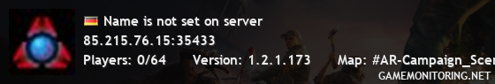 Name is not set on server